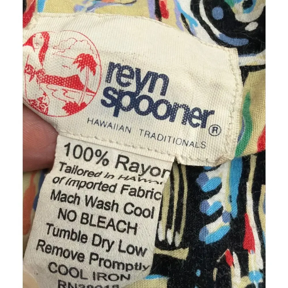 Reyn Spooner Avalon Scenic Print Slouchy Hobo Bag Hawaii